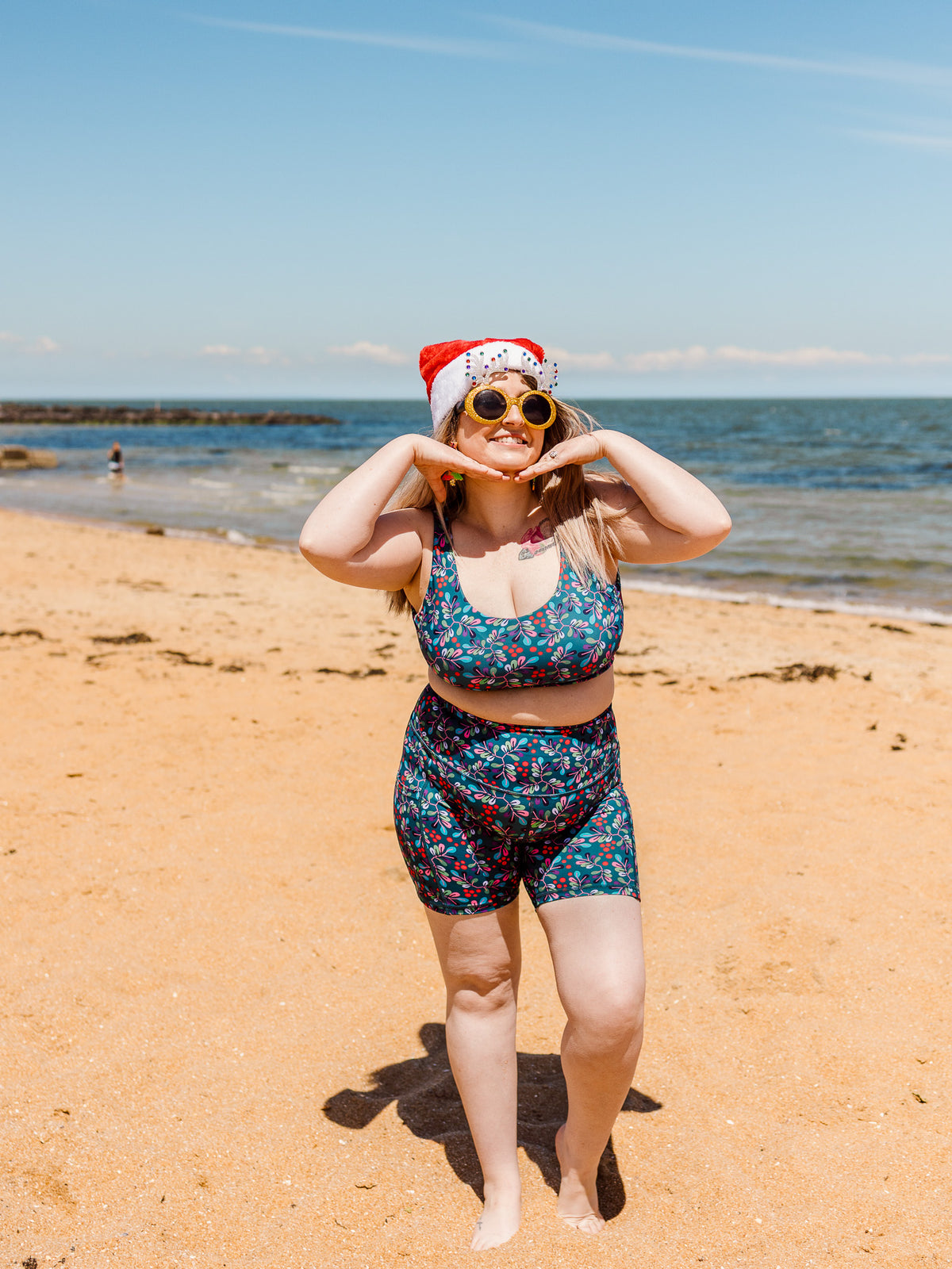 Wild Cherry Active Swim Crop