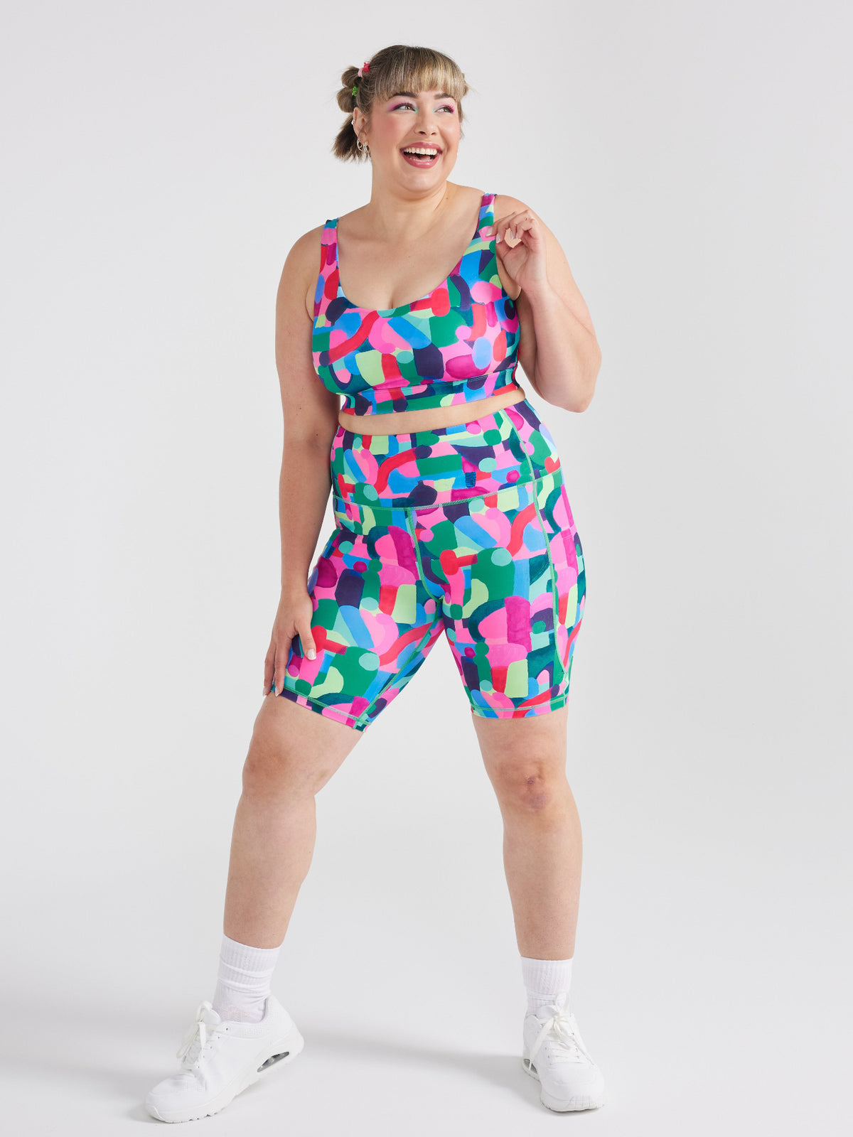 Confetti Jewels Active Swim Crop