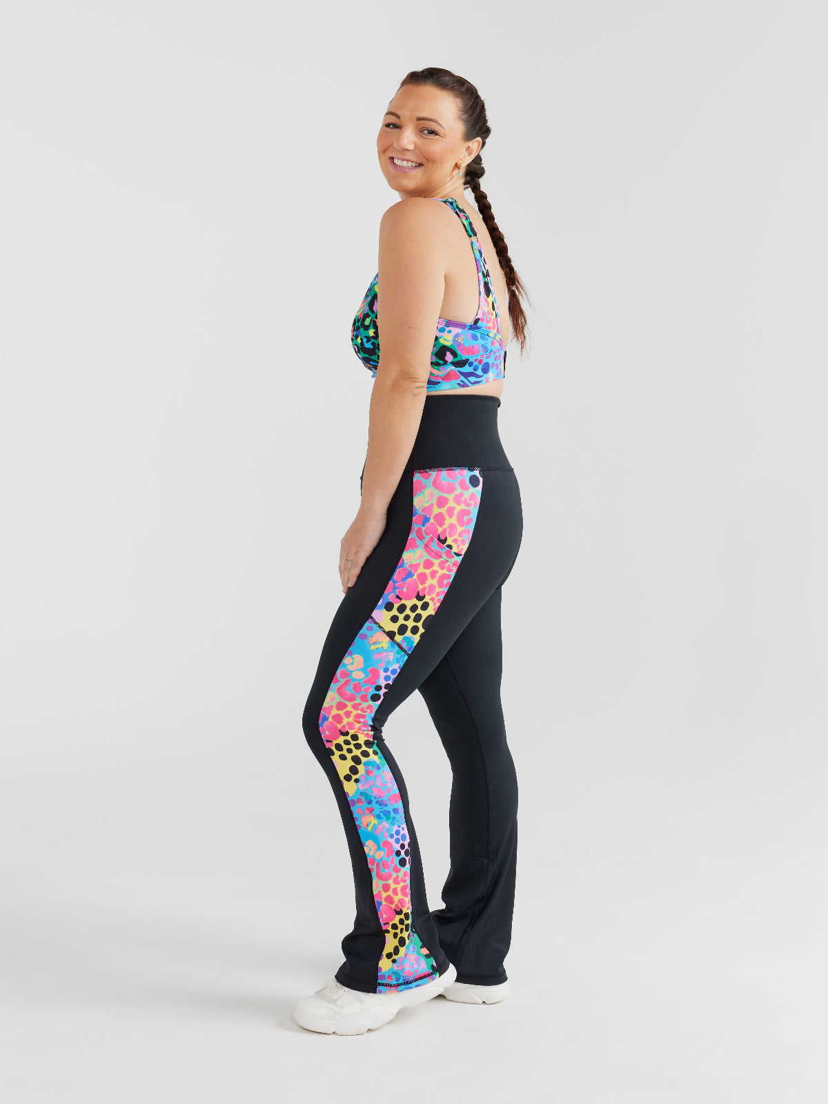Electric Leopard - Power Flare Legging