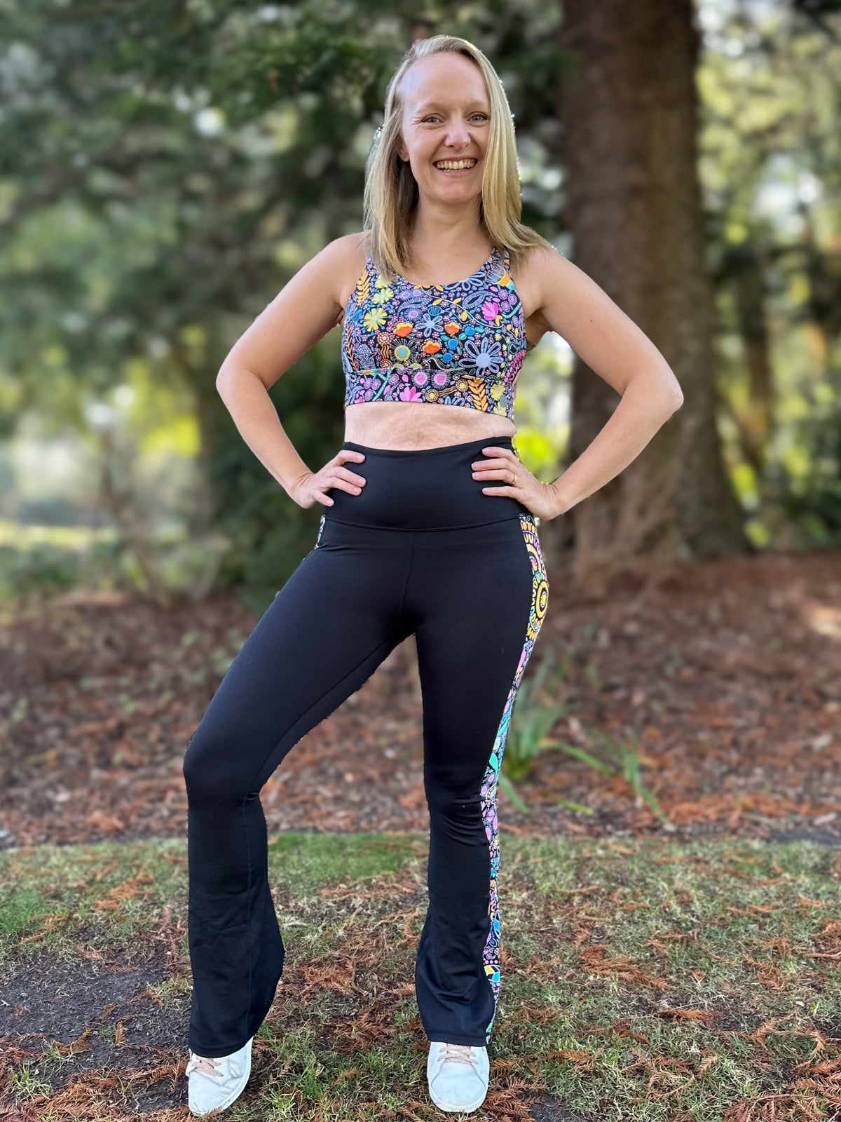 Coastal Wildflowers - Power Flare Legging