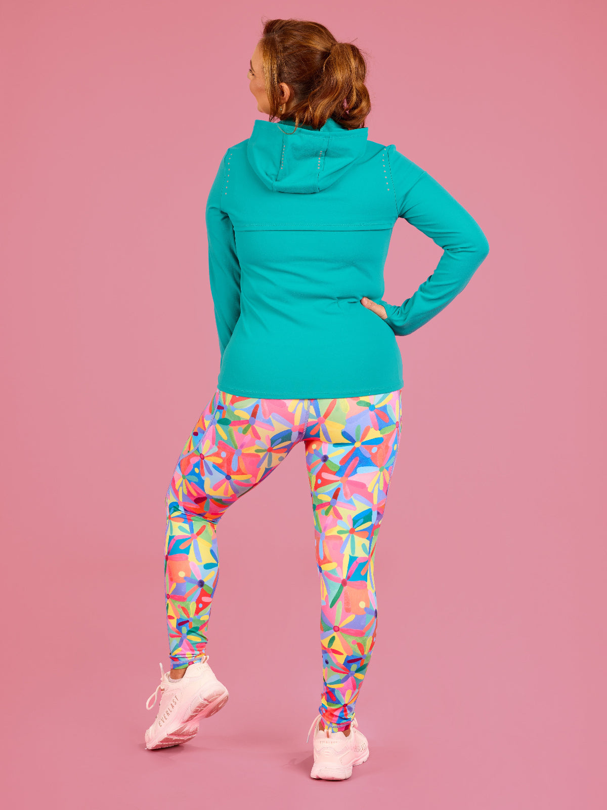 Rainbow Daisies Everyday Legging - 7/8 length