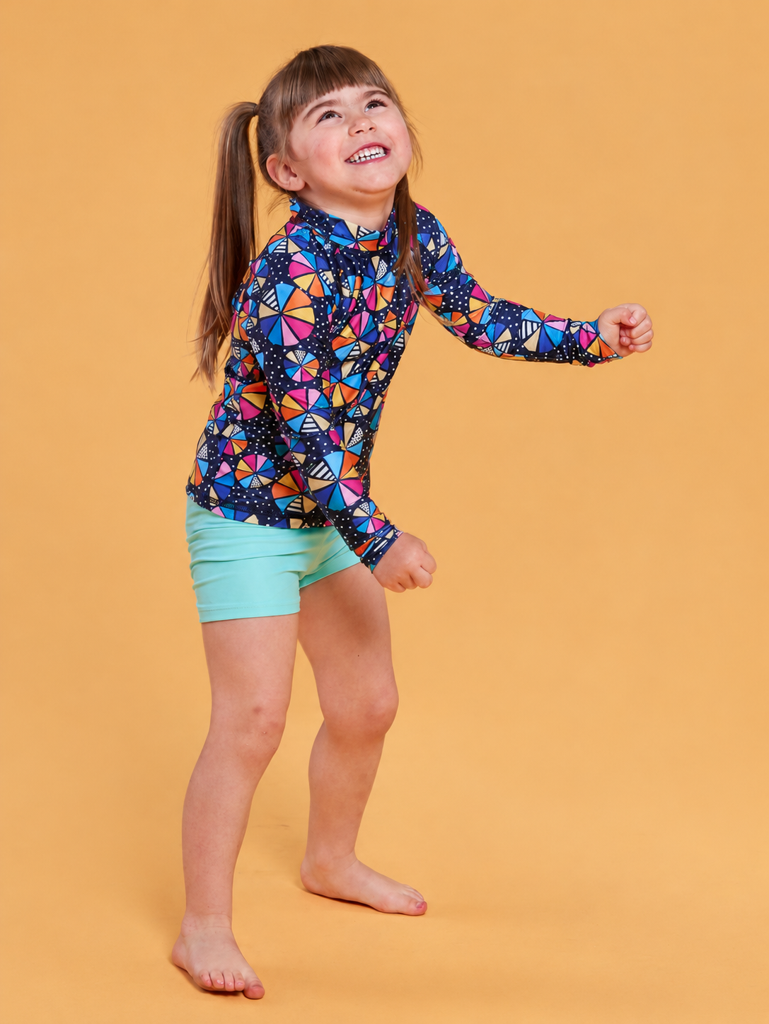 Colour Wheel Kids Long-Sleeved Rashie Top (FINAL SALE)