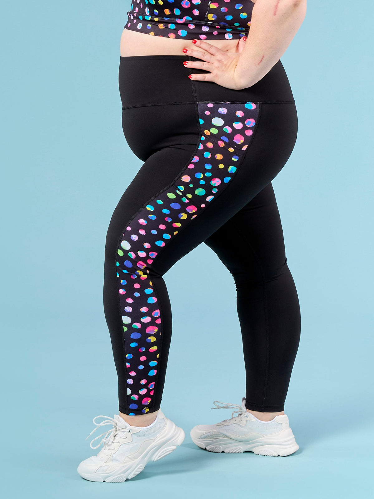 Night Polka - Embrace Power Legging - Full length