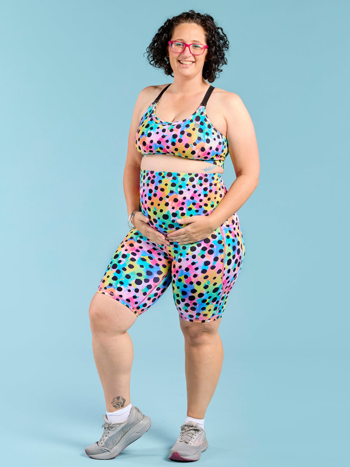 Polka Party Miracle Nursing Sports Bra