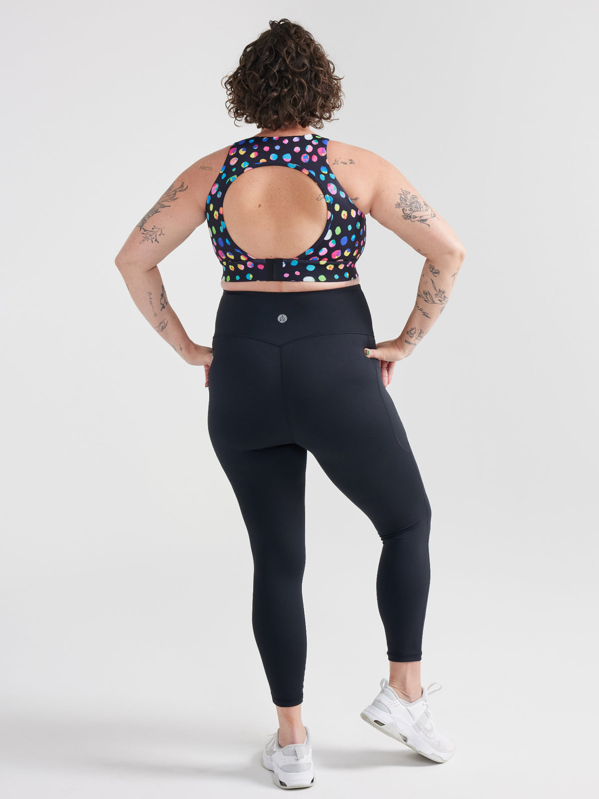 SleekFit Maternity Black Legging - 7/8 length