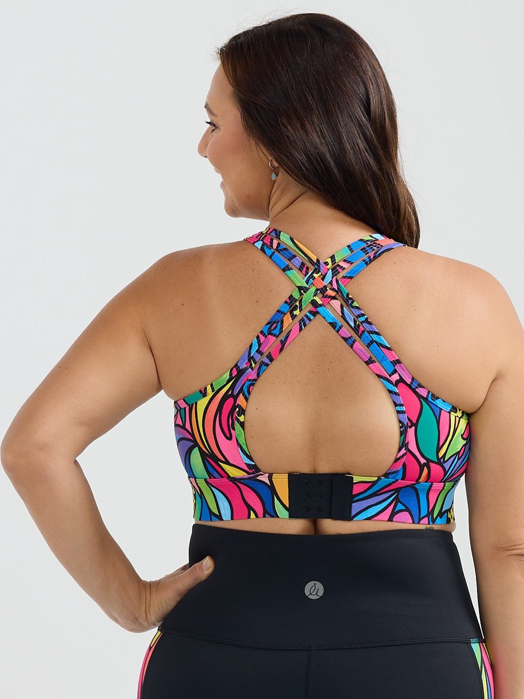 Amazon Be Free Hooked Sports Bra - Colourful sports crop