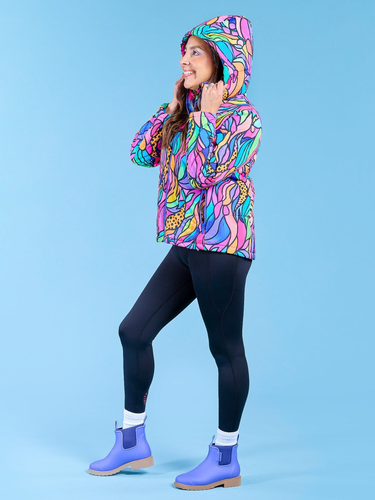 Amazon Hooded Puffer Jacket - waterproof puffer with hood