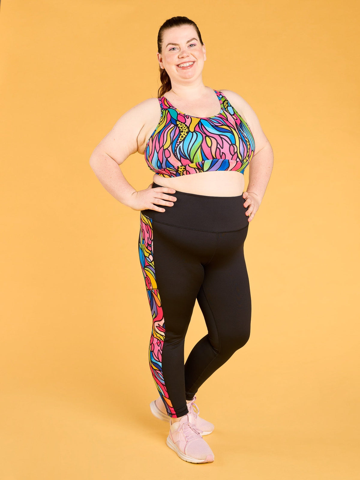 Amazon - Power Legging - 7/8 length - extra high waisted black squat proof leggings