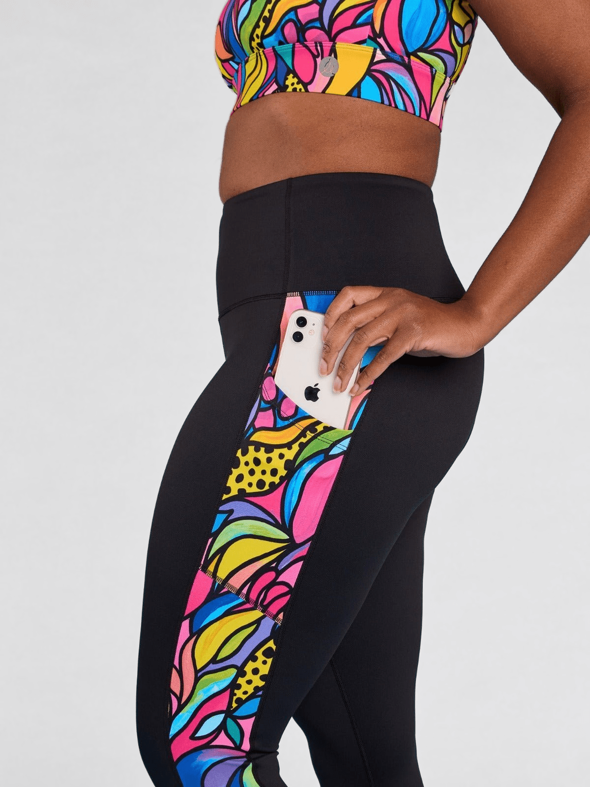 Amazon - Power Legging - 7/8 length - black high waisted leggings with pockets