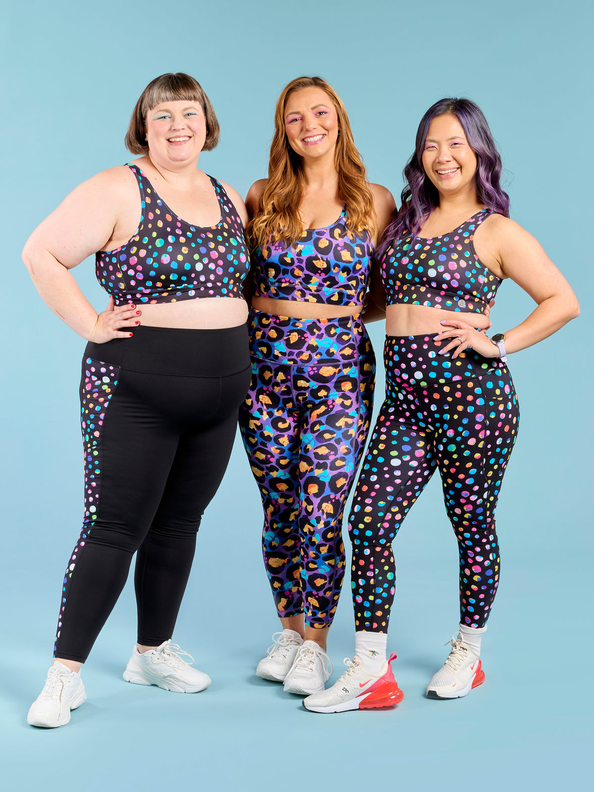 Berry Leopard Embrace Legging - 7/8 length - brushed material warm winter leggings