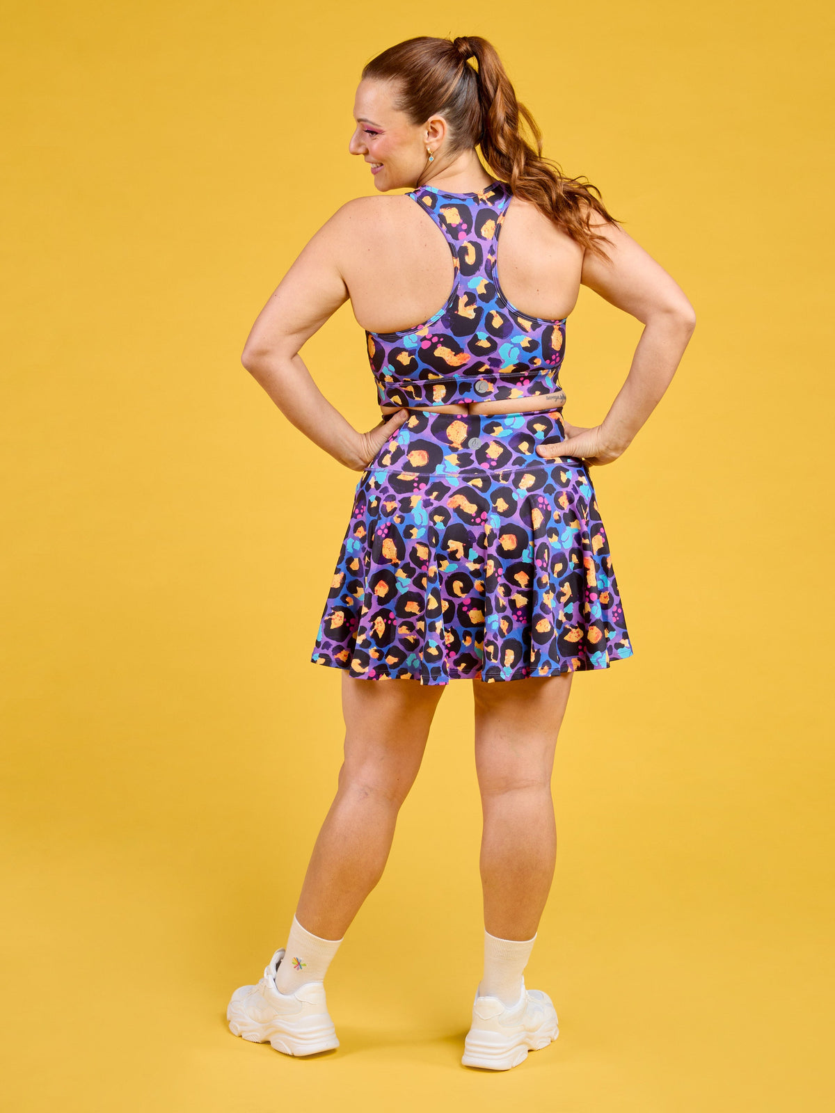 Berry Leopard Ultimate Racerback Crop