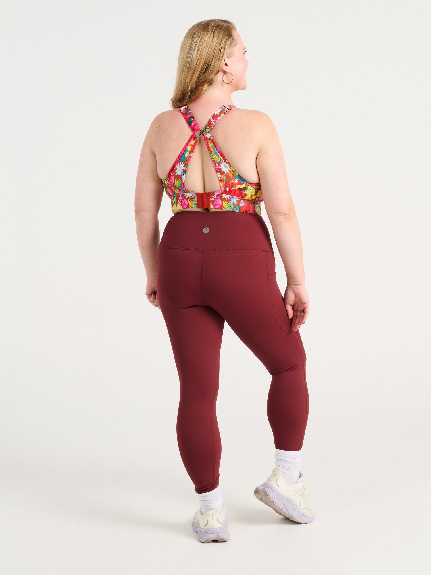 Cherry Choc SleekFit Legging, 7/8-length, worn by Ruby