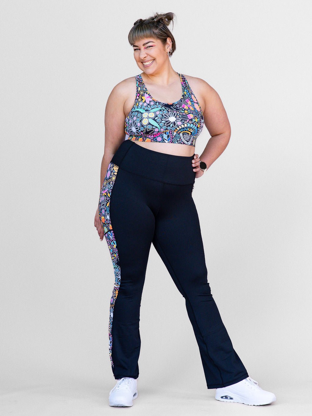 Coastal Wildflowers - Power Flare Legging