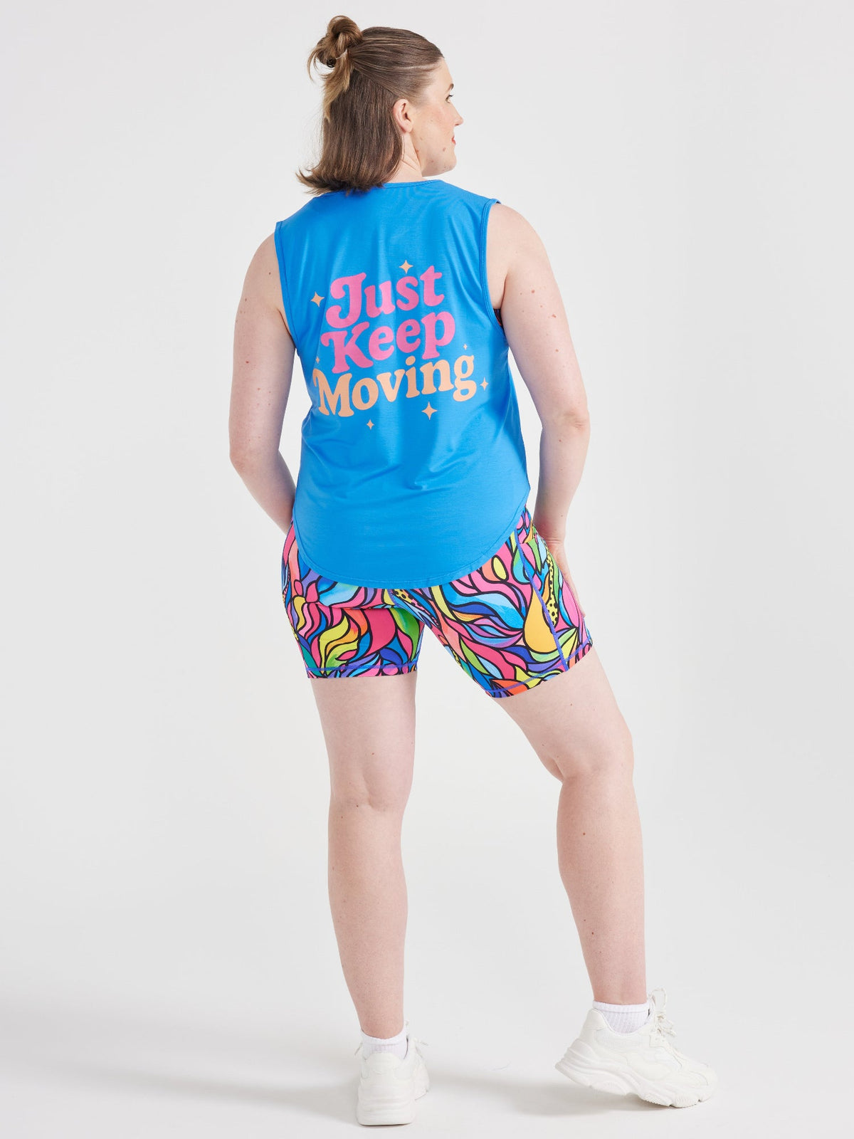 Cobalt Blue Active Curve Tank