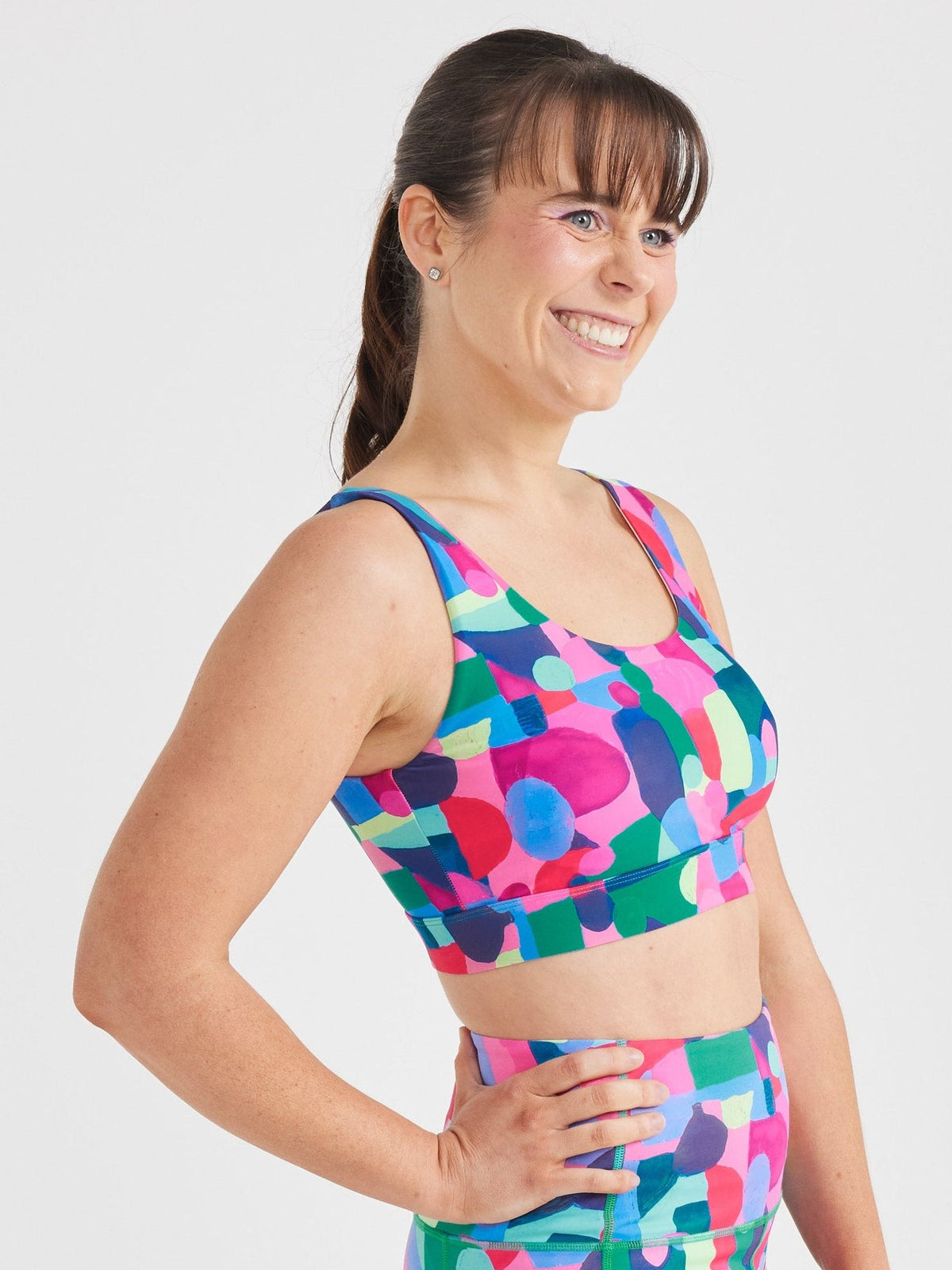 Confetti Jewels Active Swim Crop