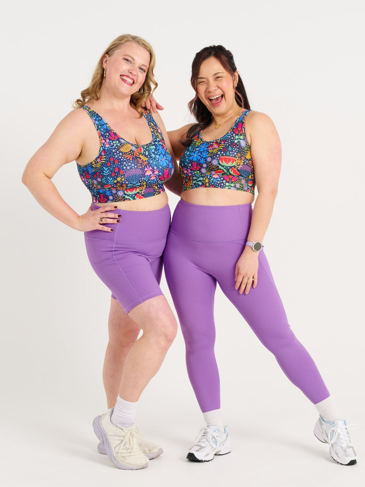 Dusty Grape SleekFit Shortie Bike Shorts, worn by Ruby