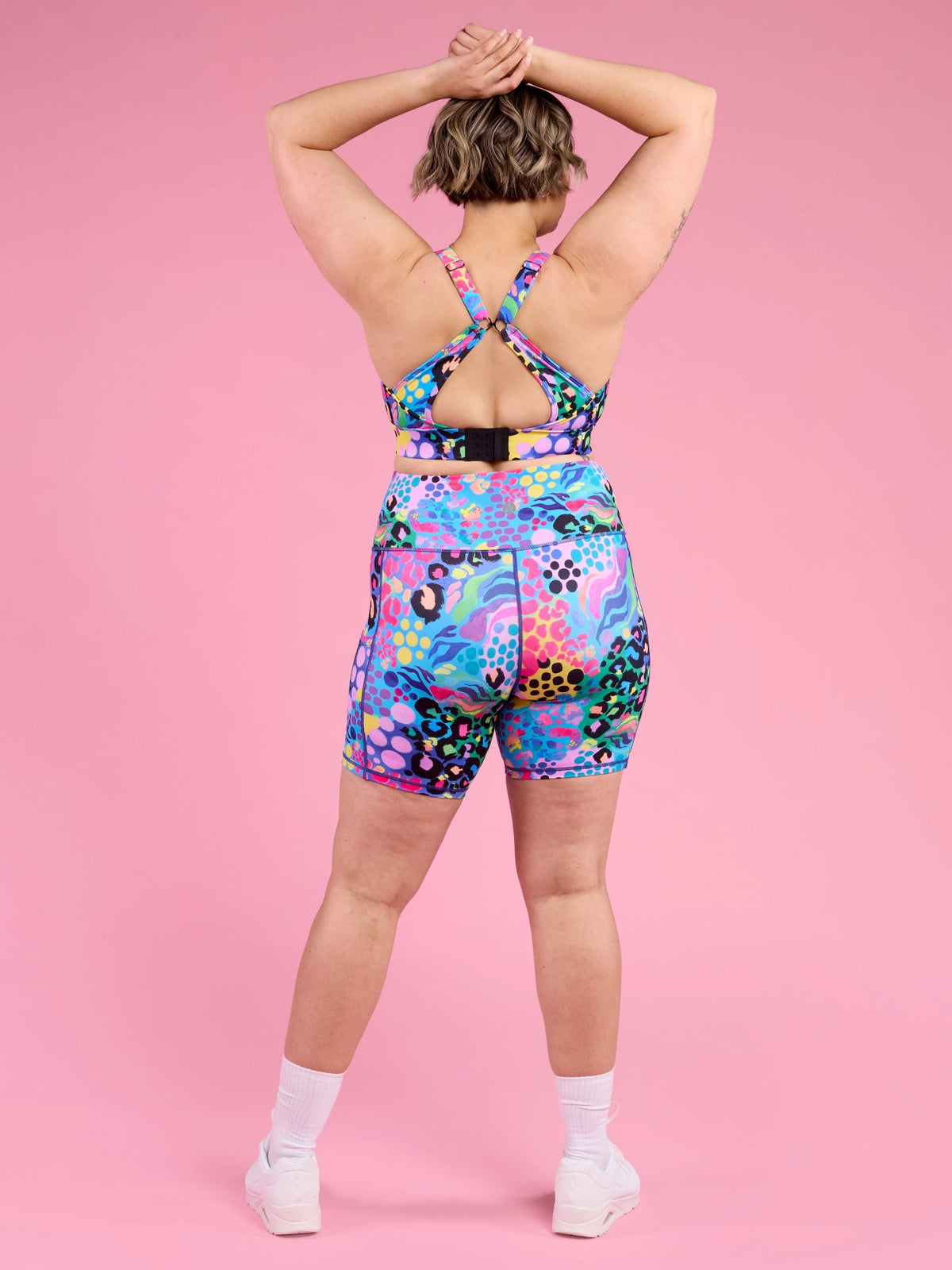 Electric Leopard Everyday Shortie Bike Shorts