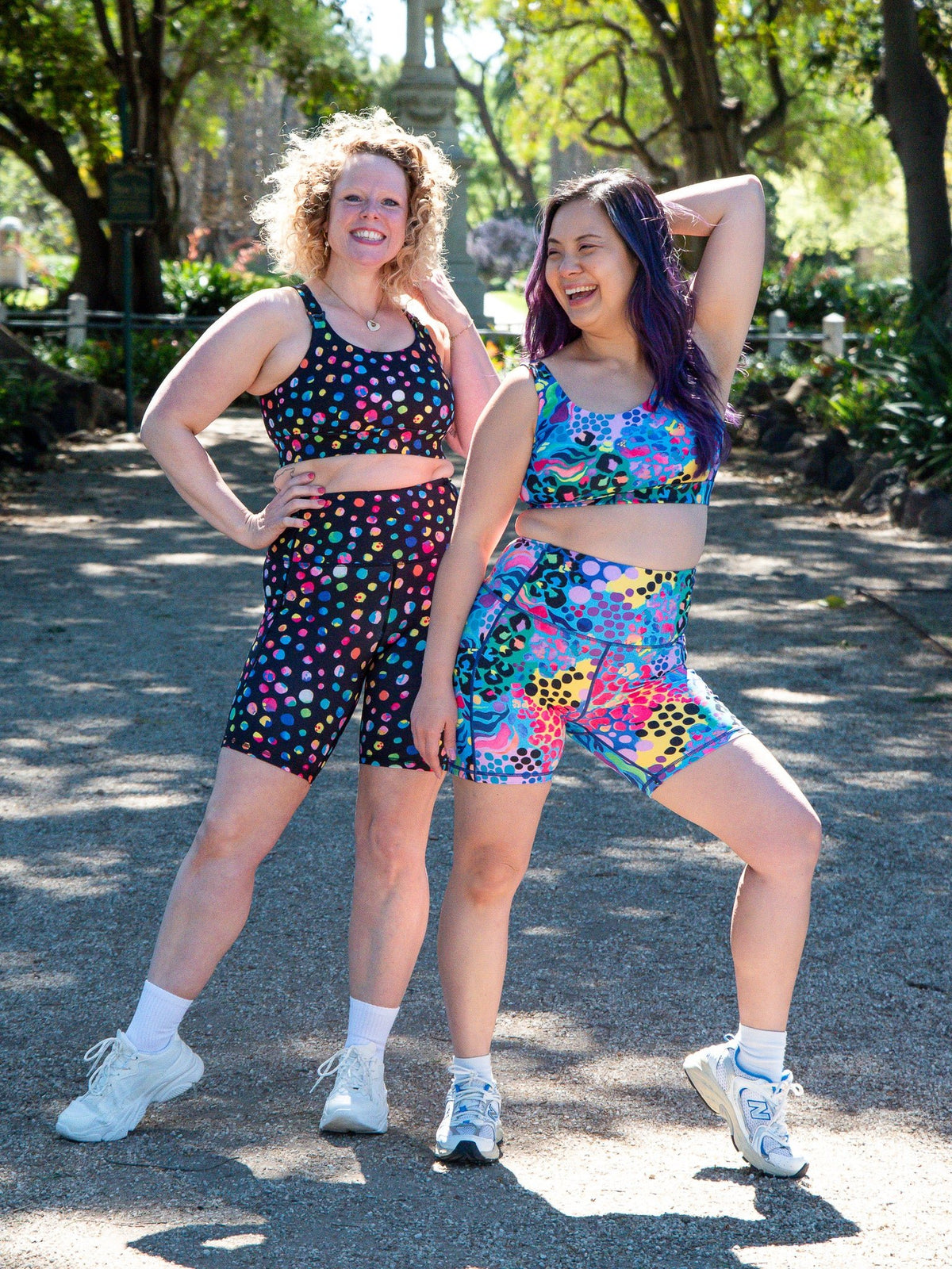 Electric Leopard Everyday Shortie Bike Shorts