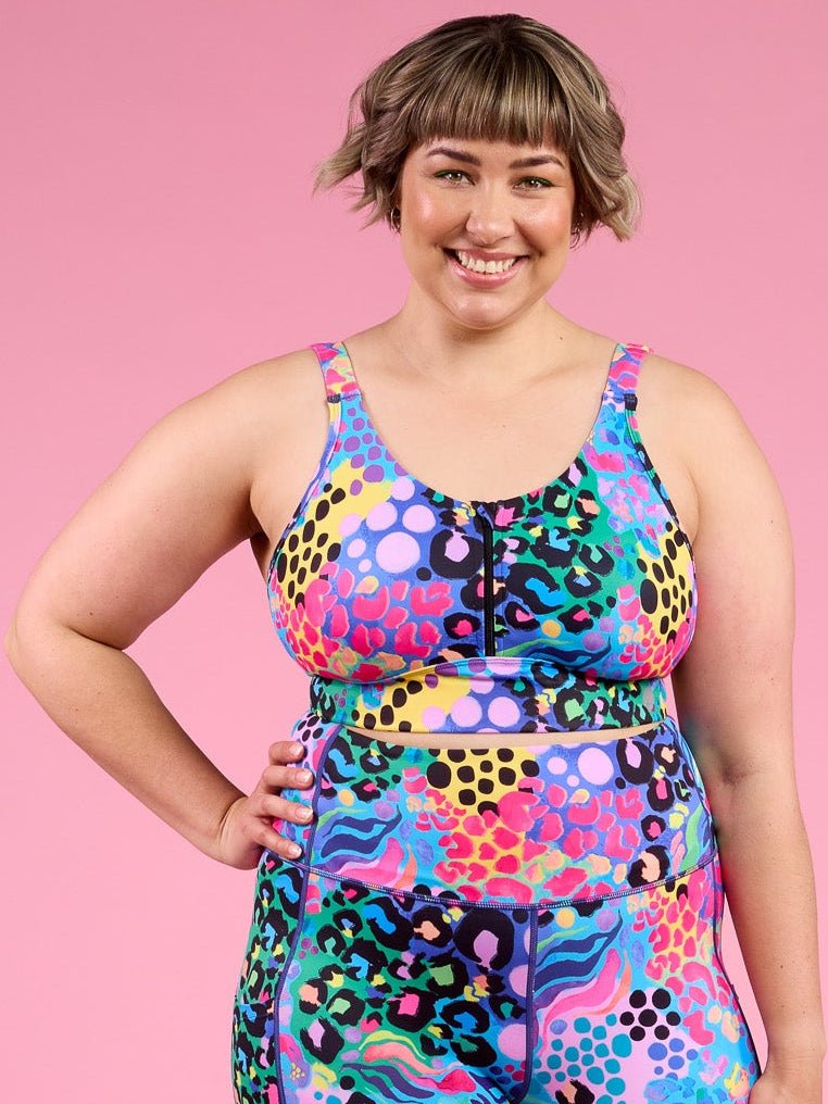 Electric Leopard FlexiZip Crop II