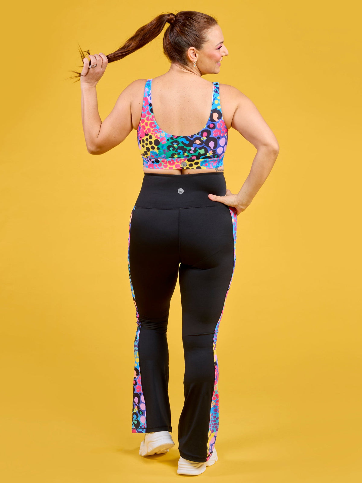 Electric Leopard - Power Flare Legging