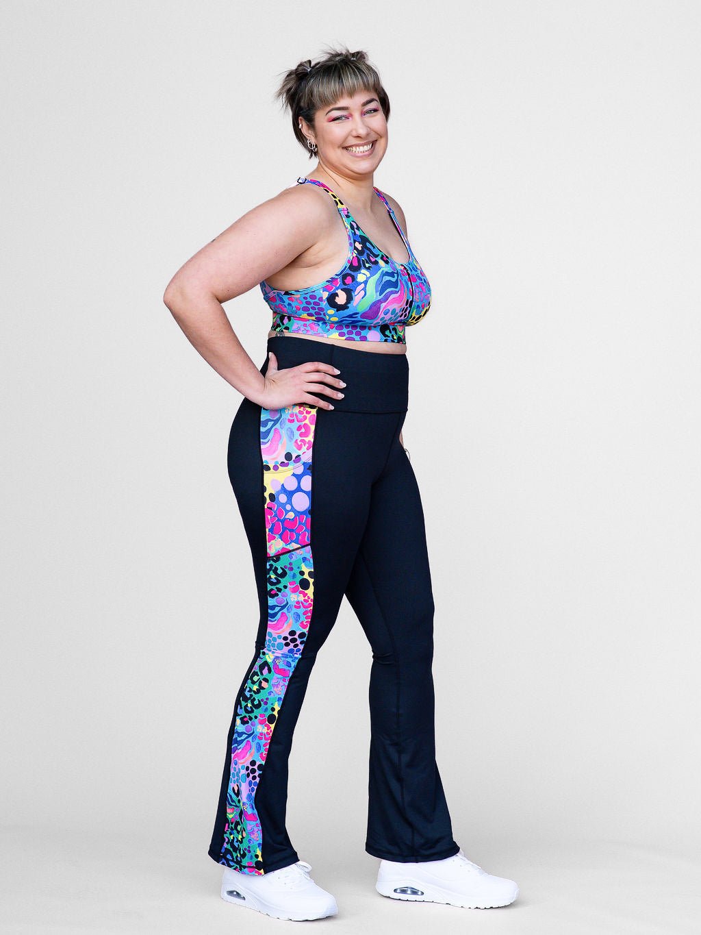 Electric Leopard - Power Flare Legging