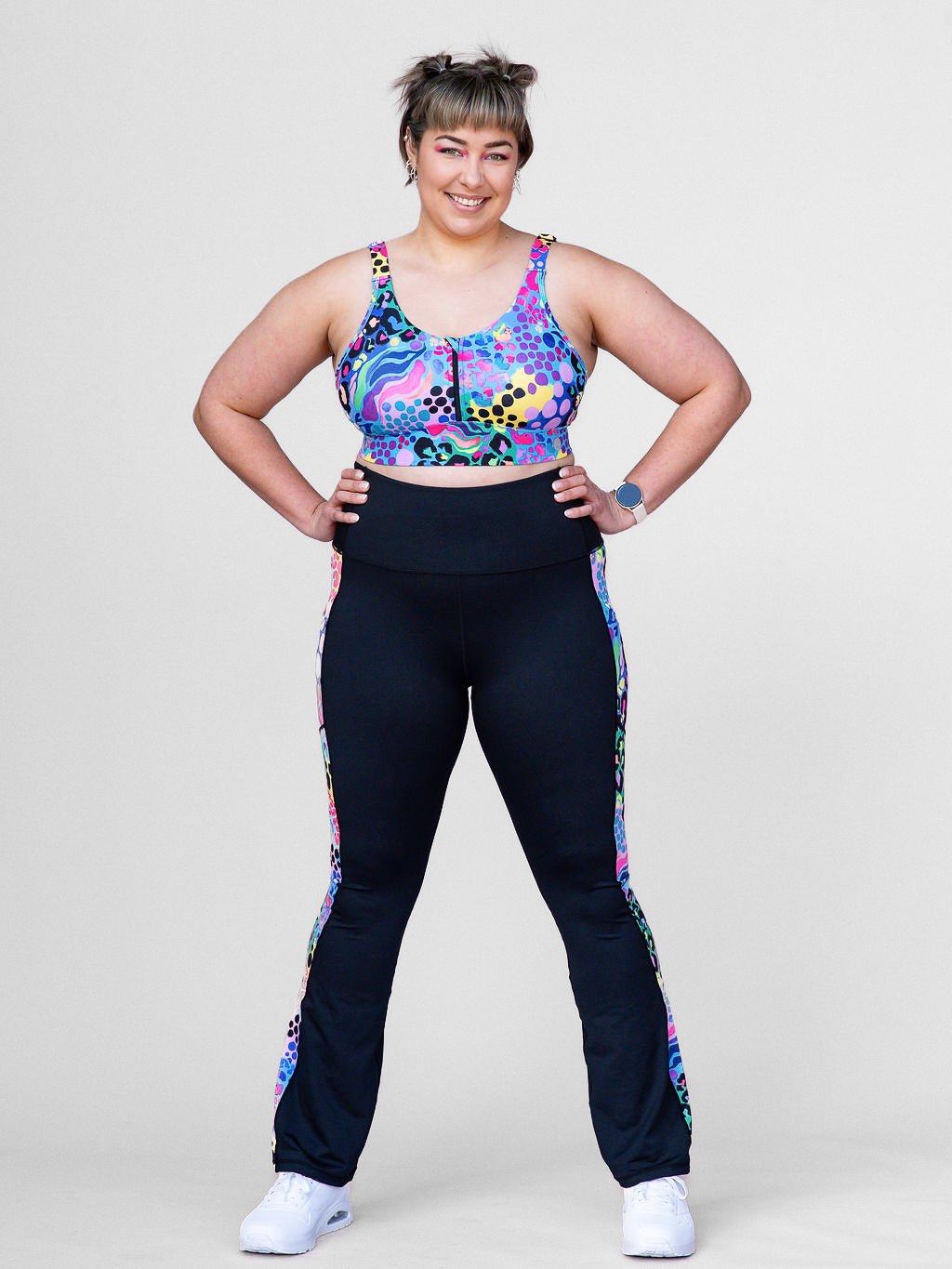 Electric Leopard - Power Flare Legging