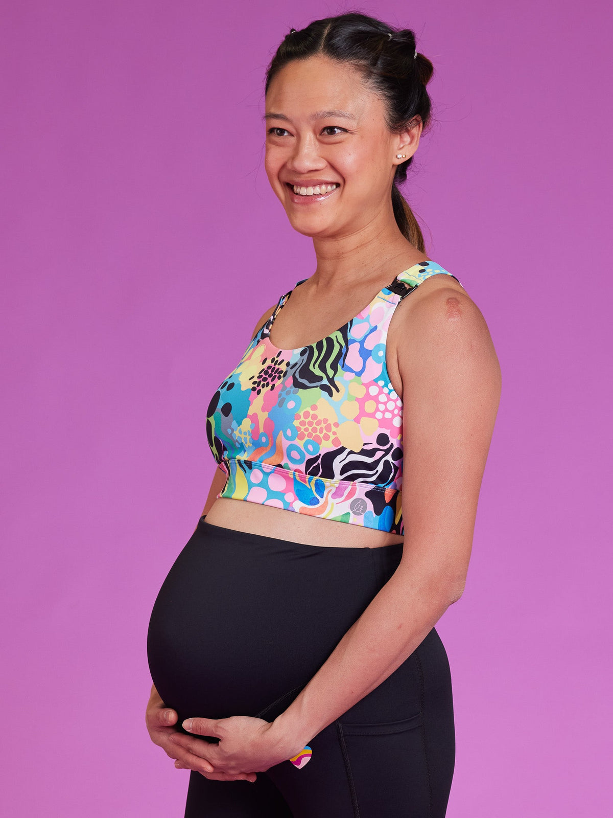 Electric Zee Liberty Hookback Nursing Crop