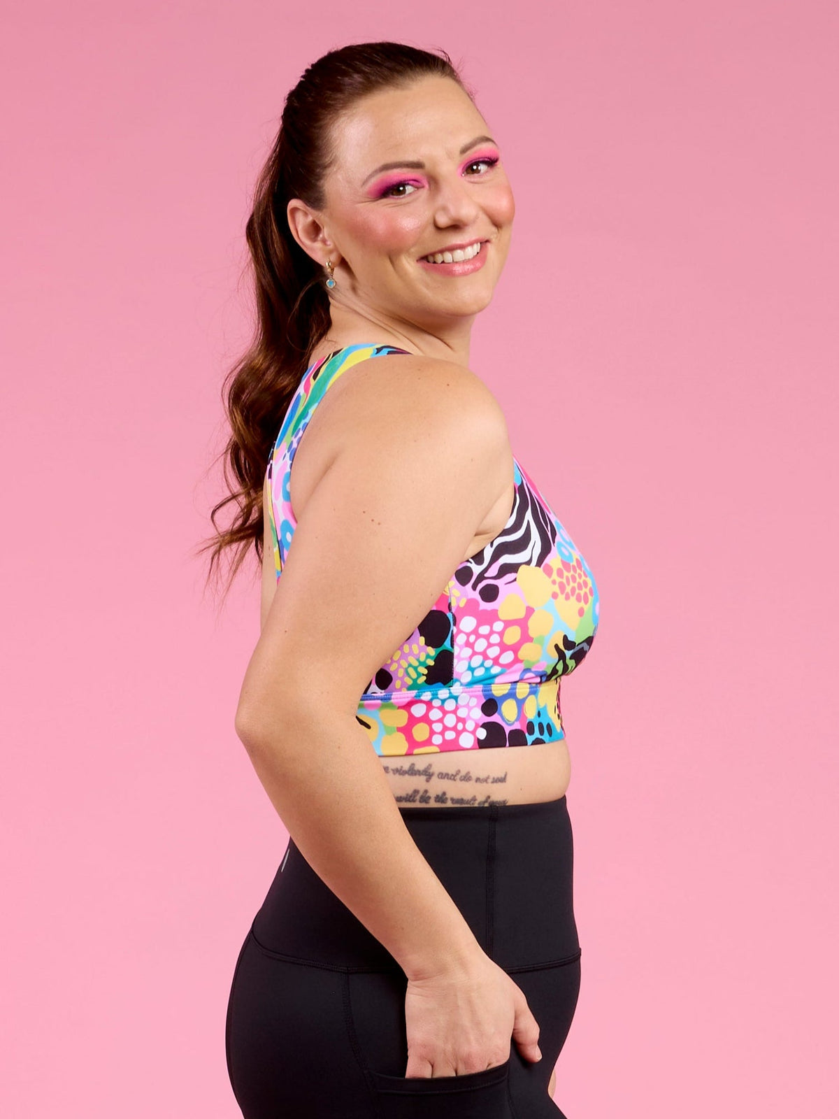 Electric Zee Liberty Hookback Nursing Crop
