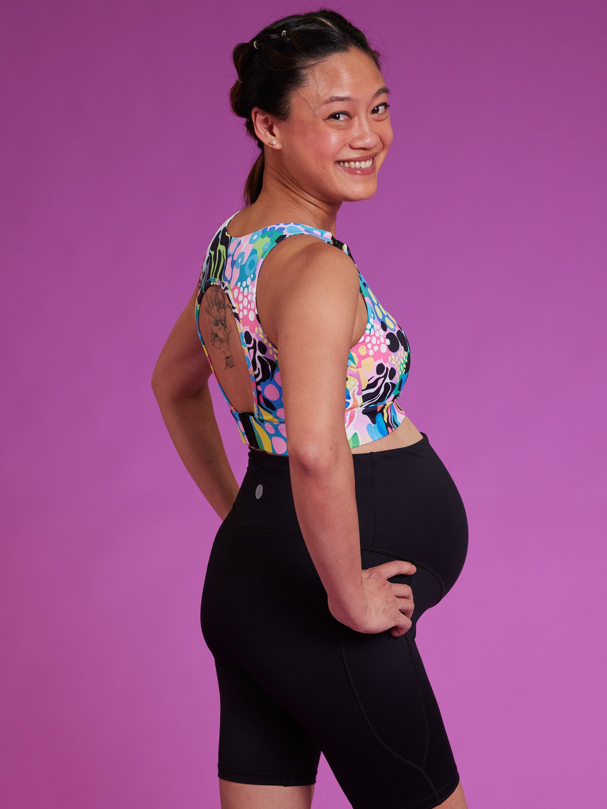 Electric Zee Liberty Hookback Nursing Crop