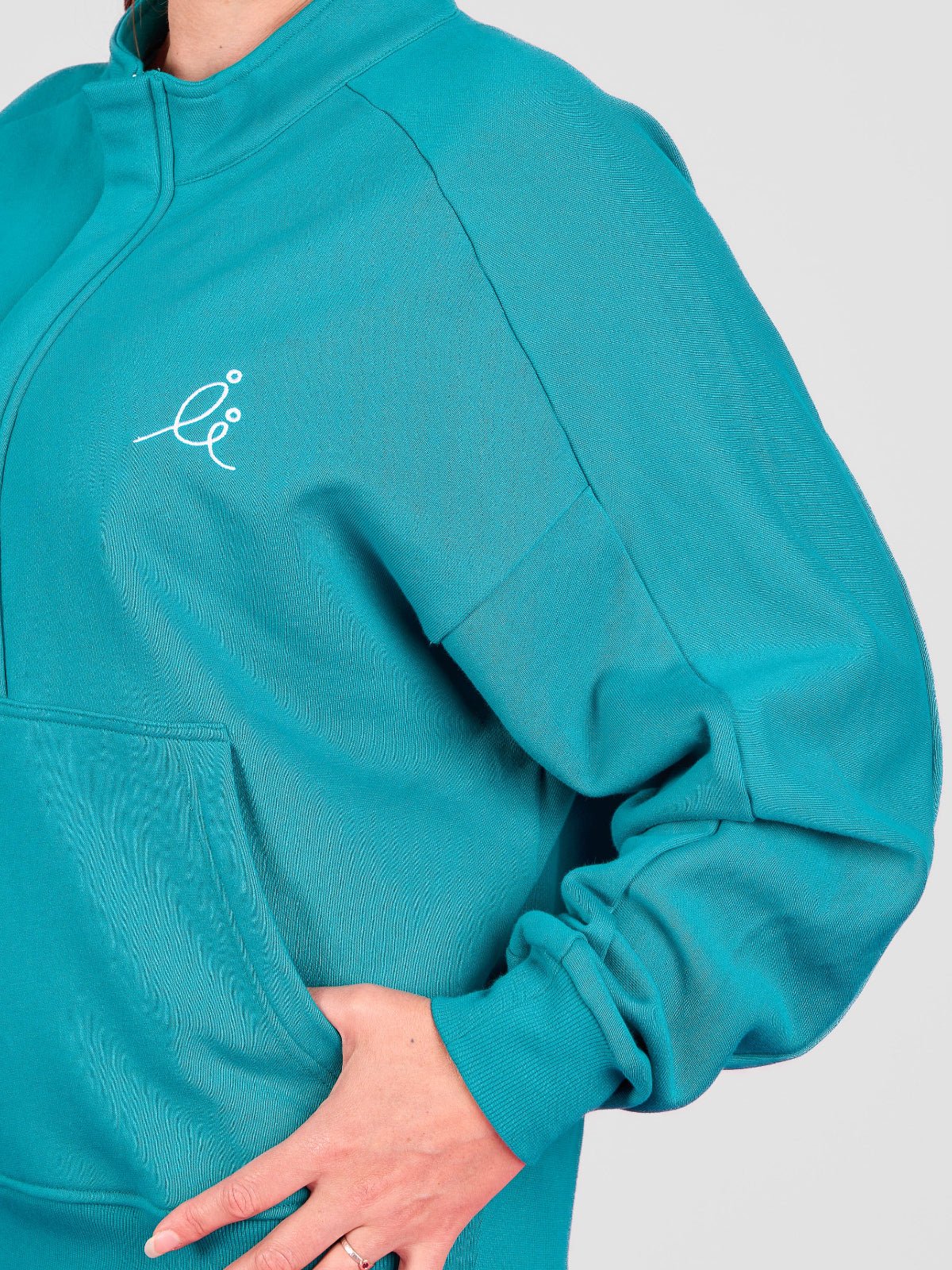 FlexiZip Sweatshirt - Teal