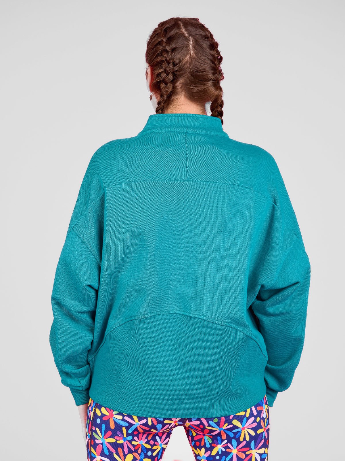 FlexiZip Sweatshirt - Teal