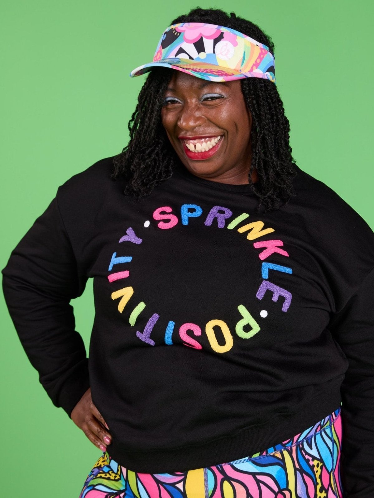 Funderland Visor - rainbow cap