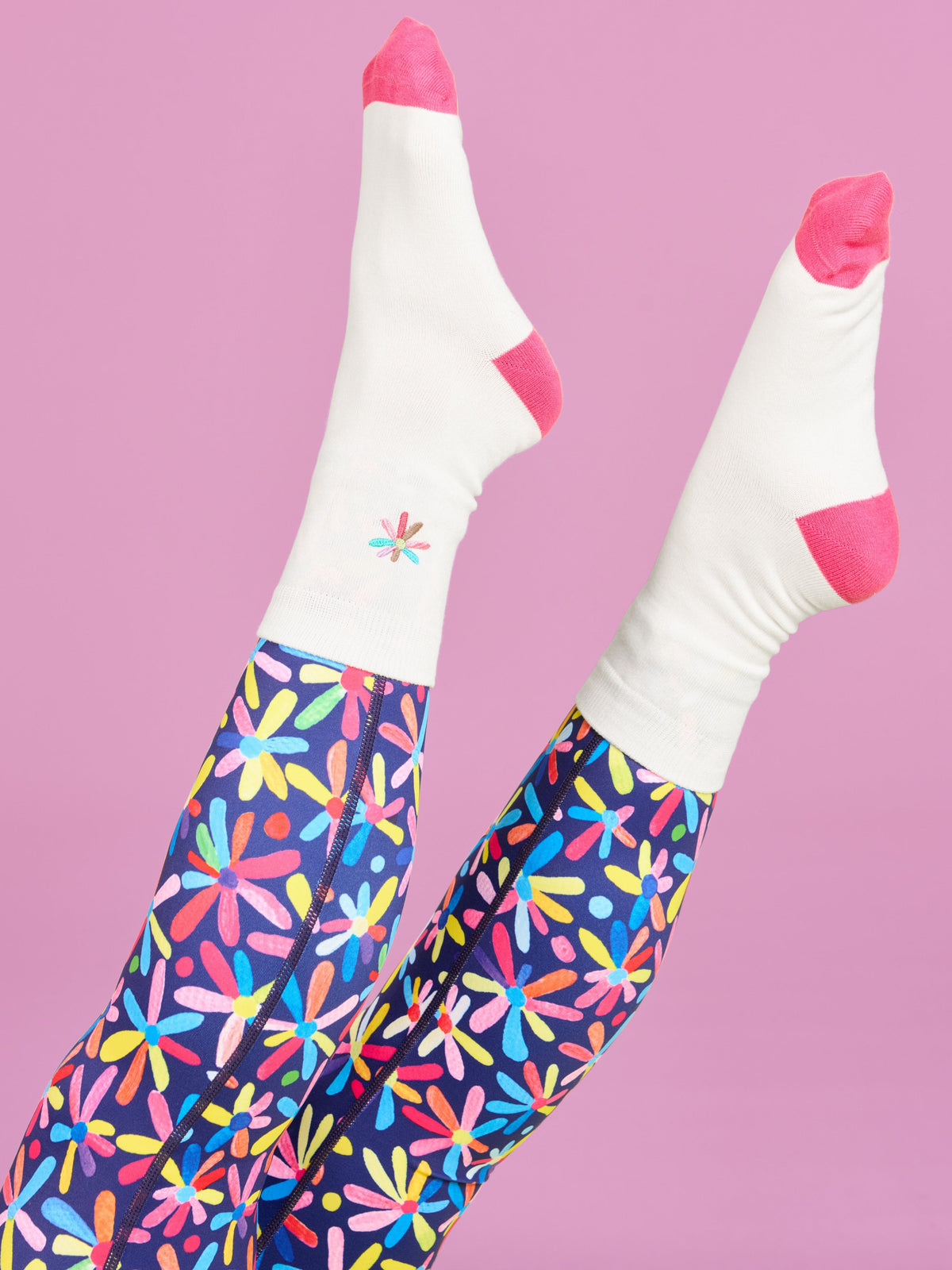 Happy Daisies 2-pack Socks - Super Soft Fabric comfy