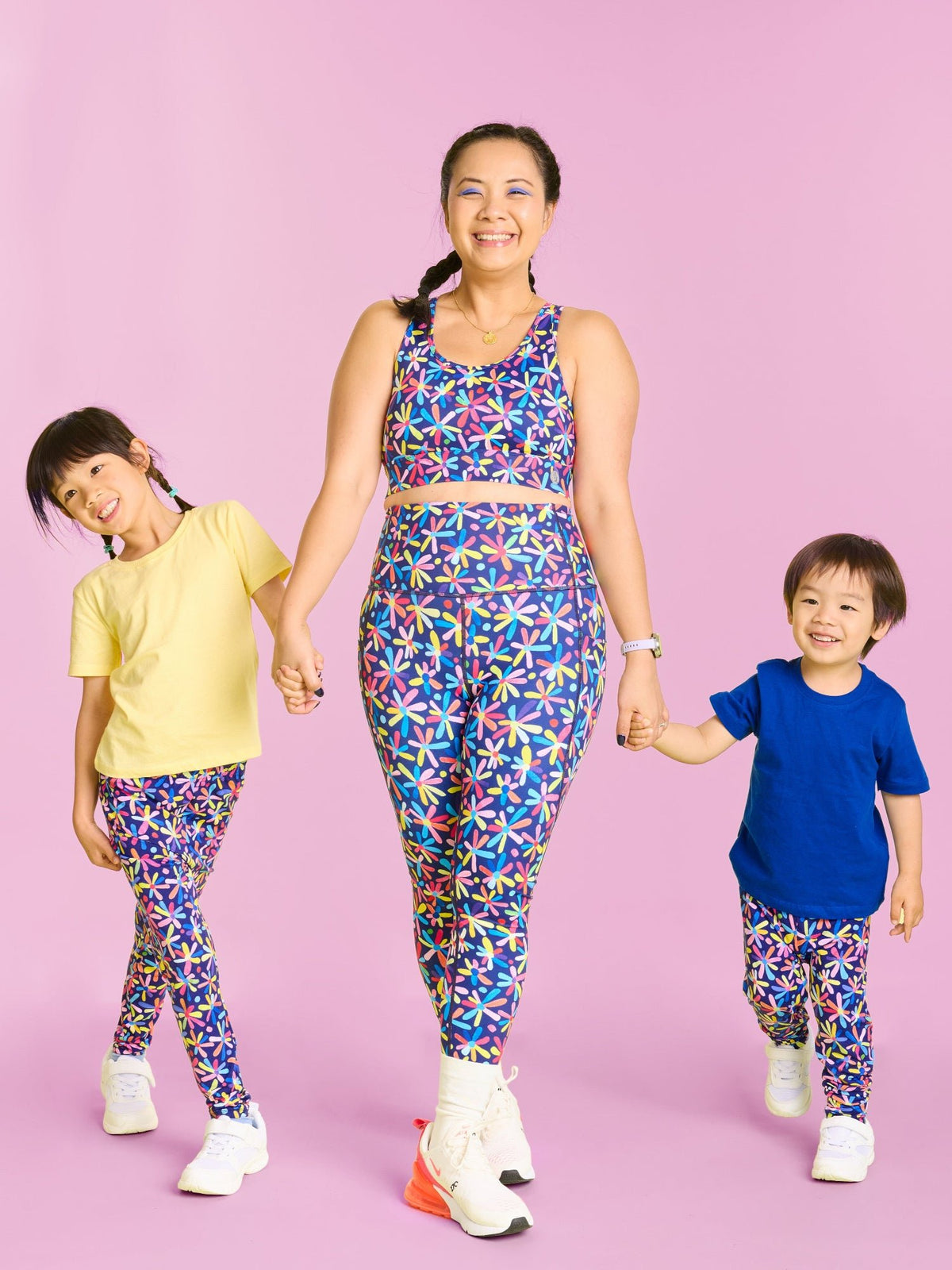 Happy Daisies - Bamboo Kids Leggings - mummy and me clothing