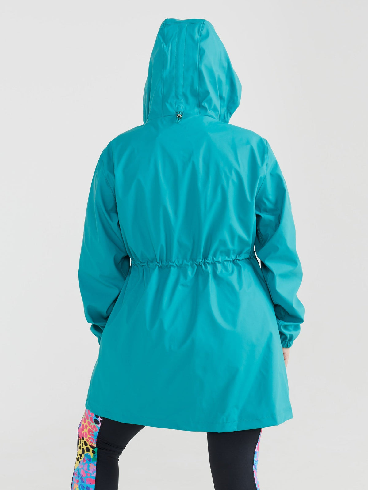 Iris Longline Raincoat- Reef