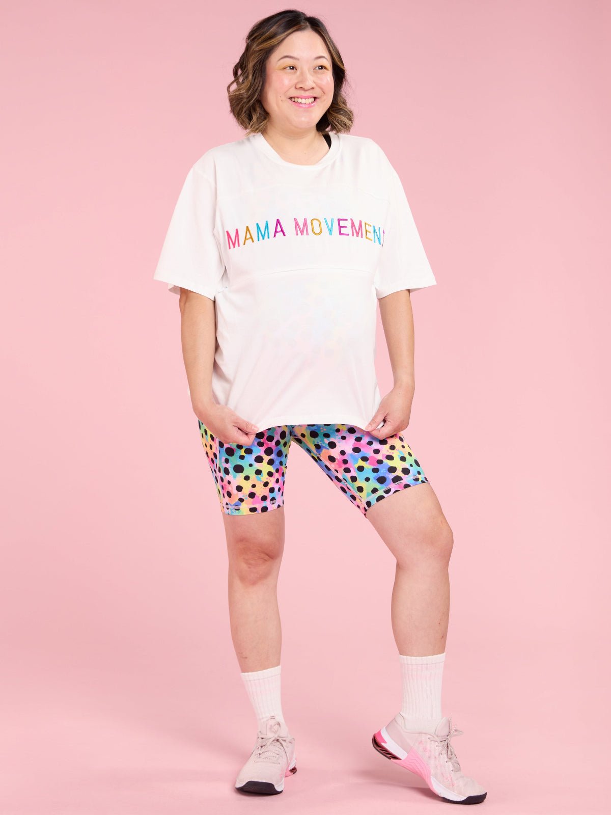 Ivory Nursing Positivi-Tee - comfortable maternity tee