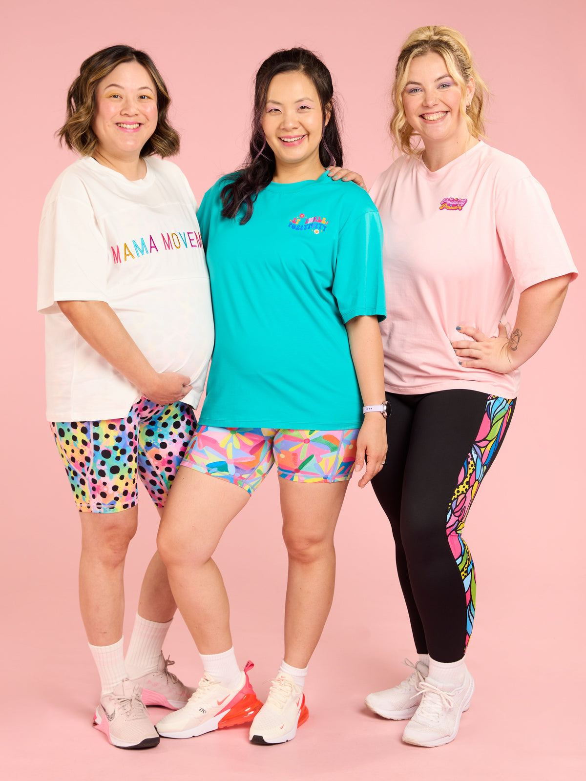 Ivory Nursing Positivi-Tee - colourful positive message oversized box t shirt