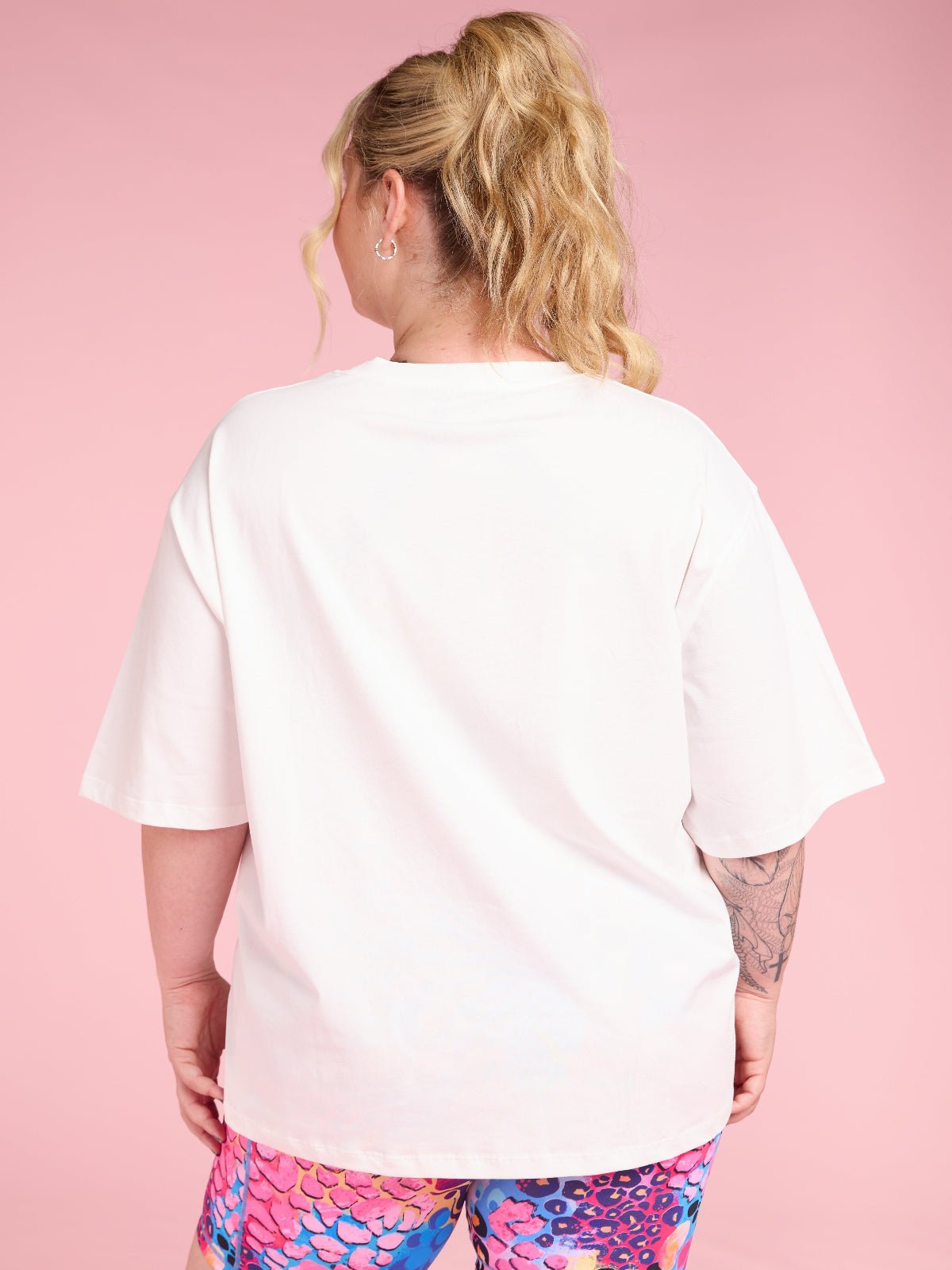 Ivory Nursing Positivi-Tee - plus sized organic maternity t shirt