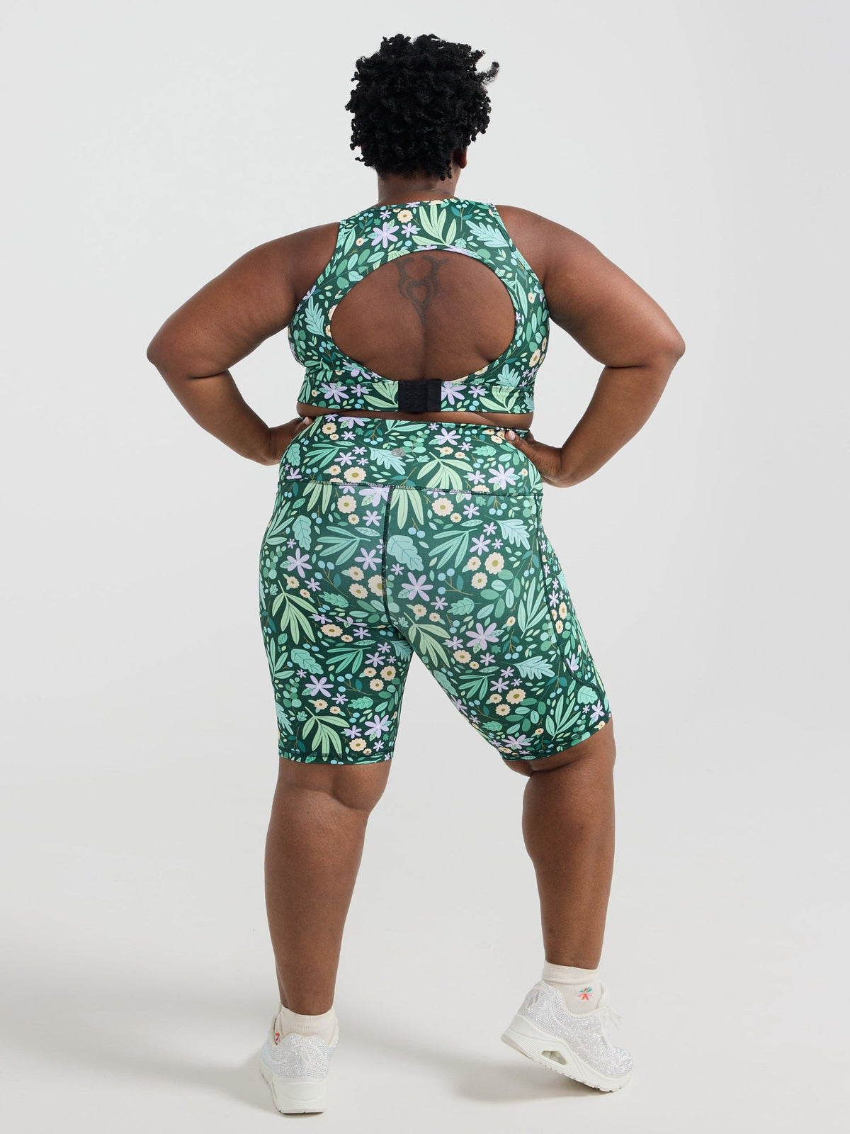 Leaves & Blooms Everyday Bike Shorts