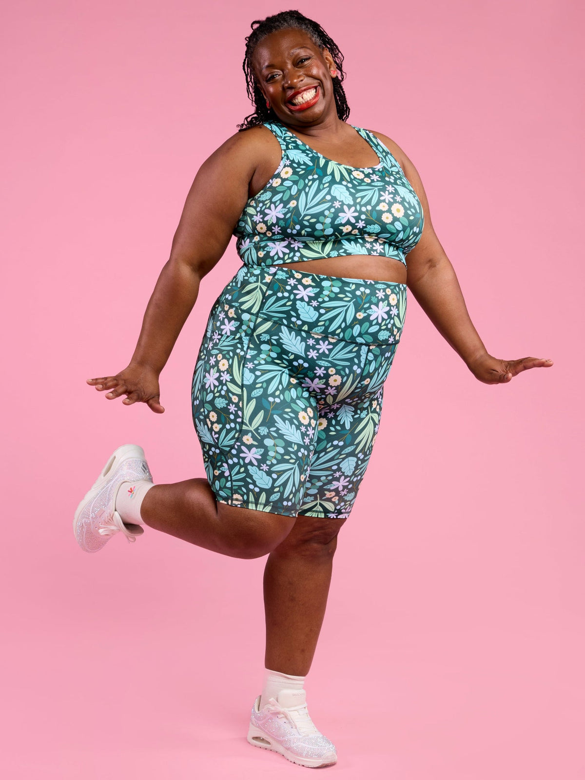 Leaves & Blooms Everyday Bike Shorts