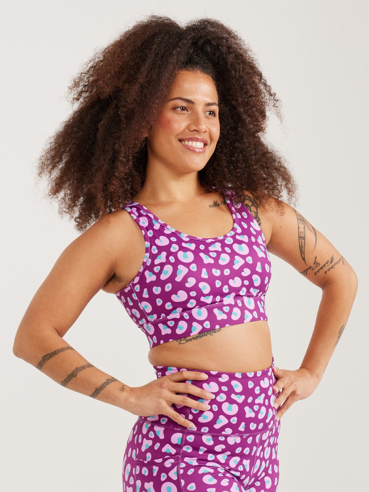 Lucy Leopard Liberty Hookback Crop