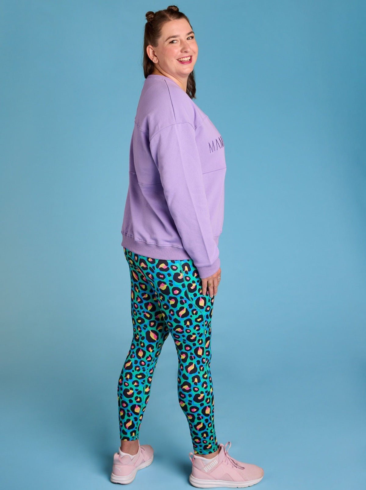Mama Movement Nursing Sweatshirt - Lavender - purple jumper nursing friendly