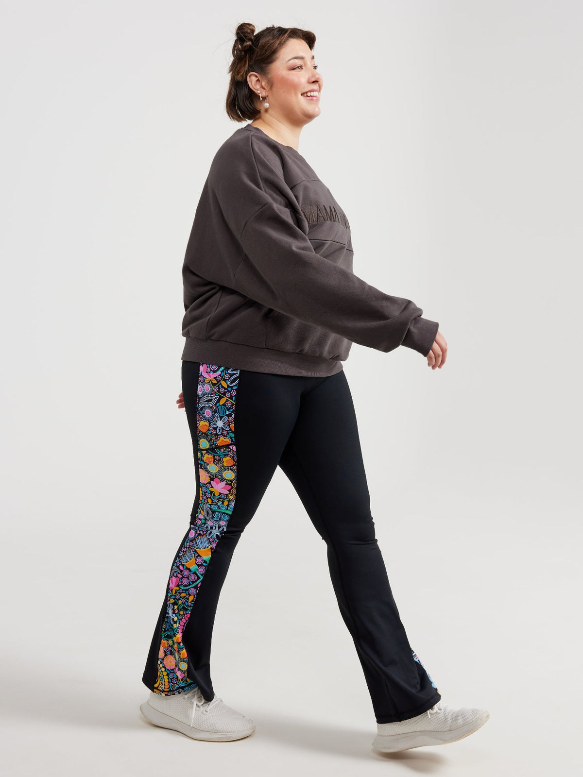 Mama Movement Nursing Sweatshirt - Mocha Grey