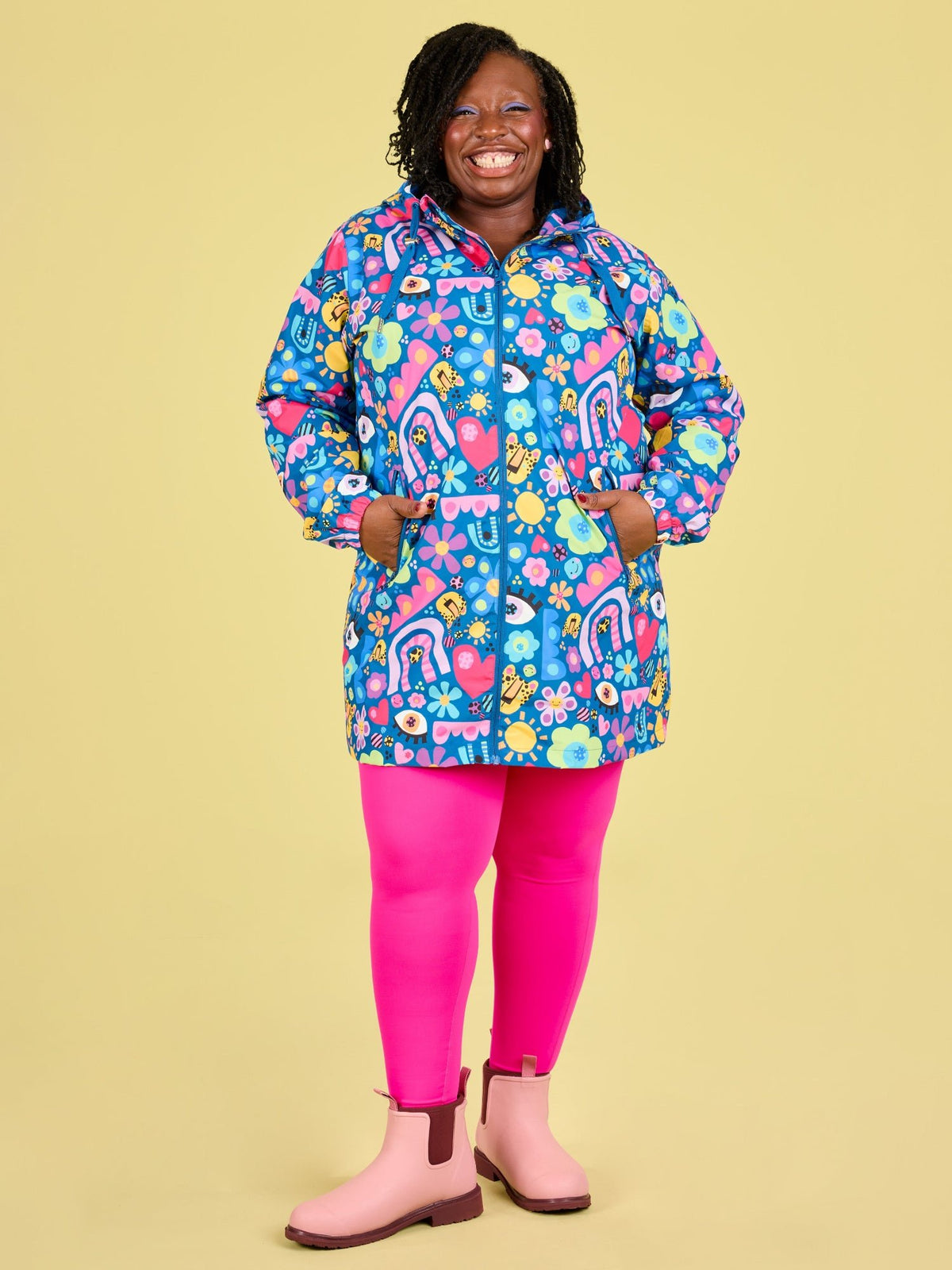 My Things Longline Raincoat - Adult - Waterproof rain coast lightweight