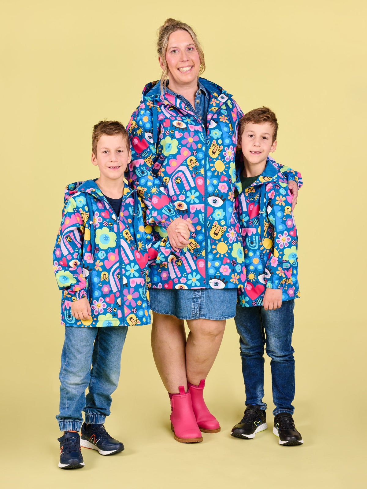My Things Raincoat - Kids - Matching mother and child colourful waterproof rain coat