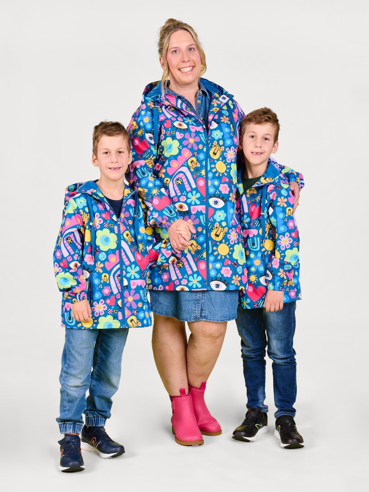 My Things Raincoat - Kids - Matching mother and child colourful waterproof rain coat
