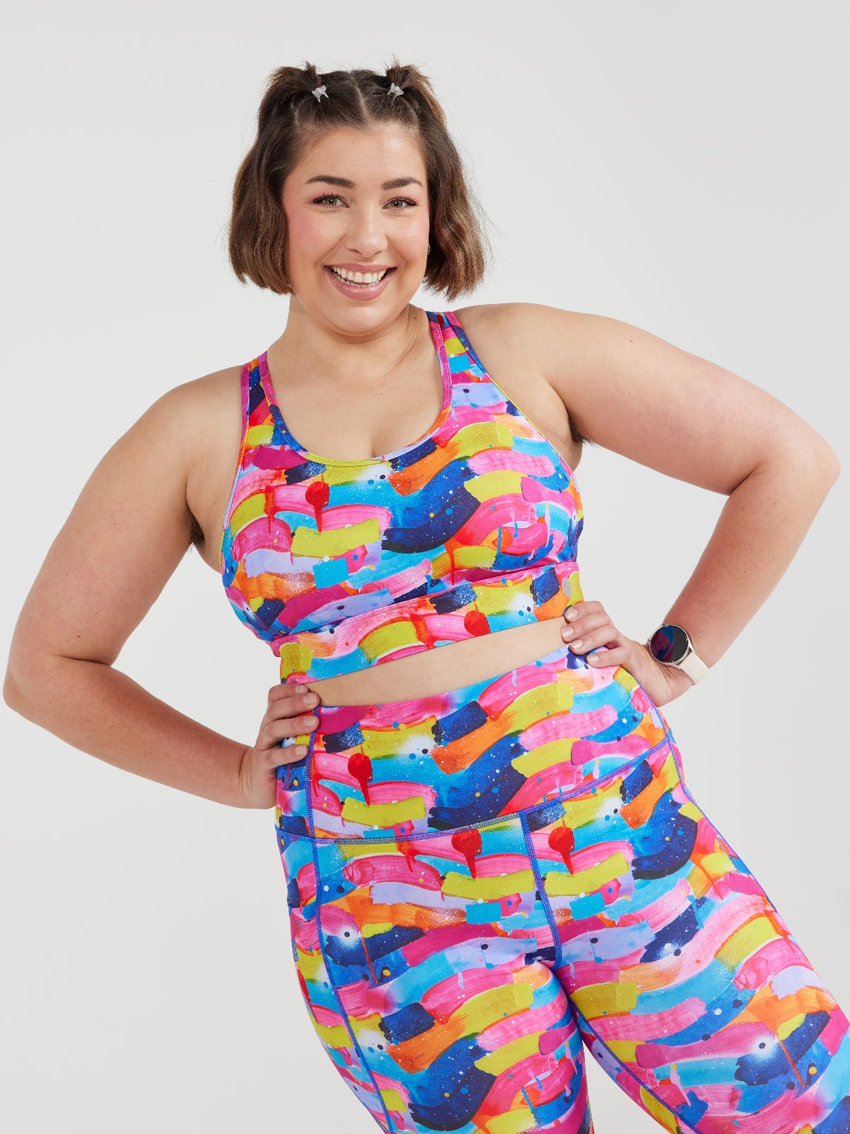 Neon Flow Be Free Hooked Sports Bra (PREORDER)