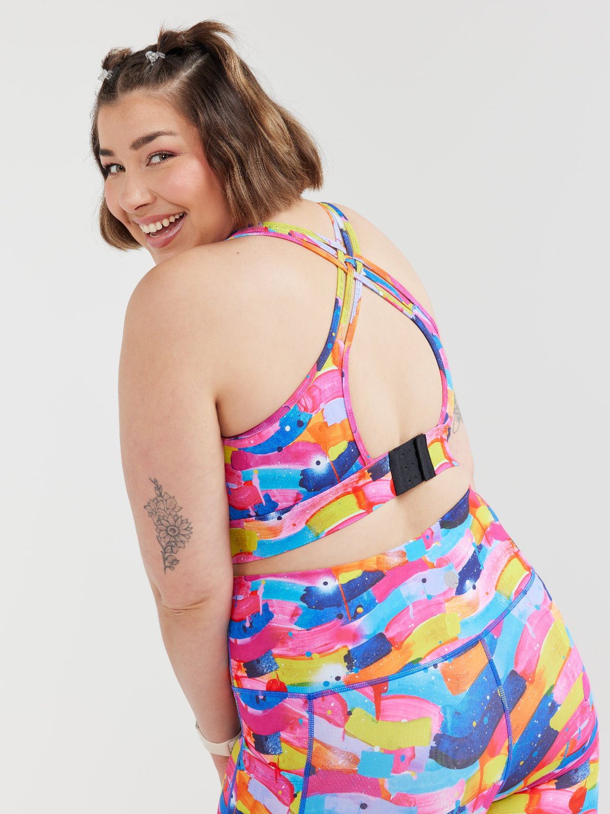 Neon Flow Be Free Hooked Sports Bra (PREORDER)