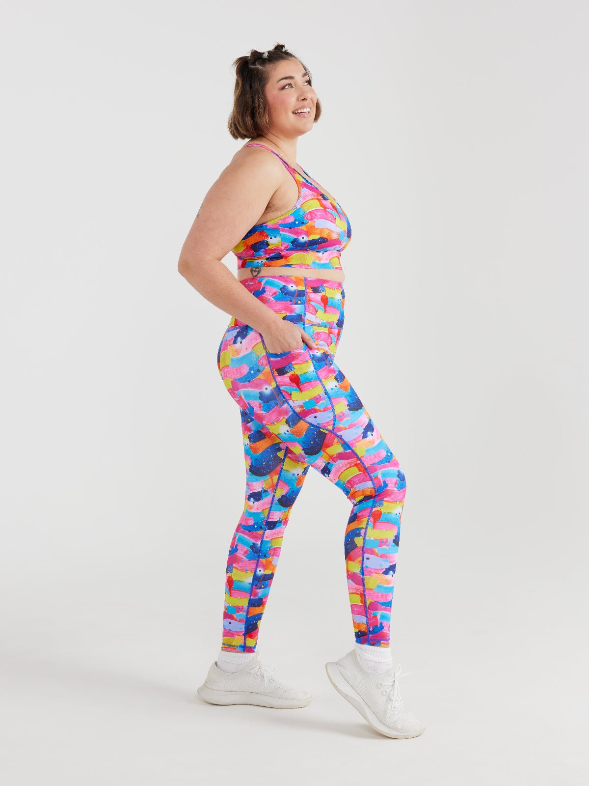 Neon Flow Embrace Legging- Full Length