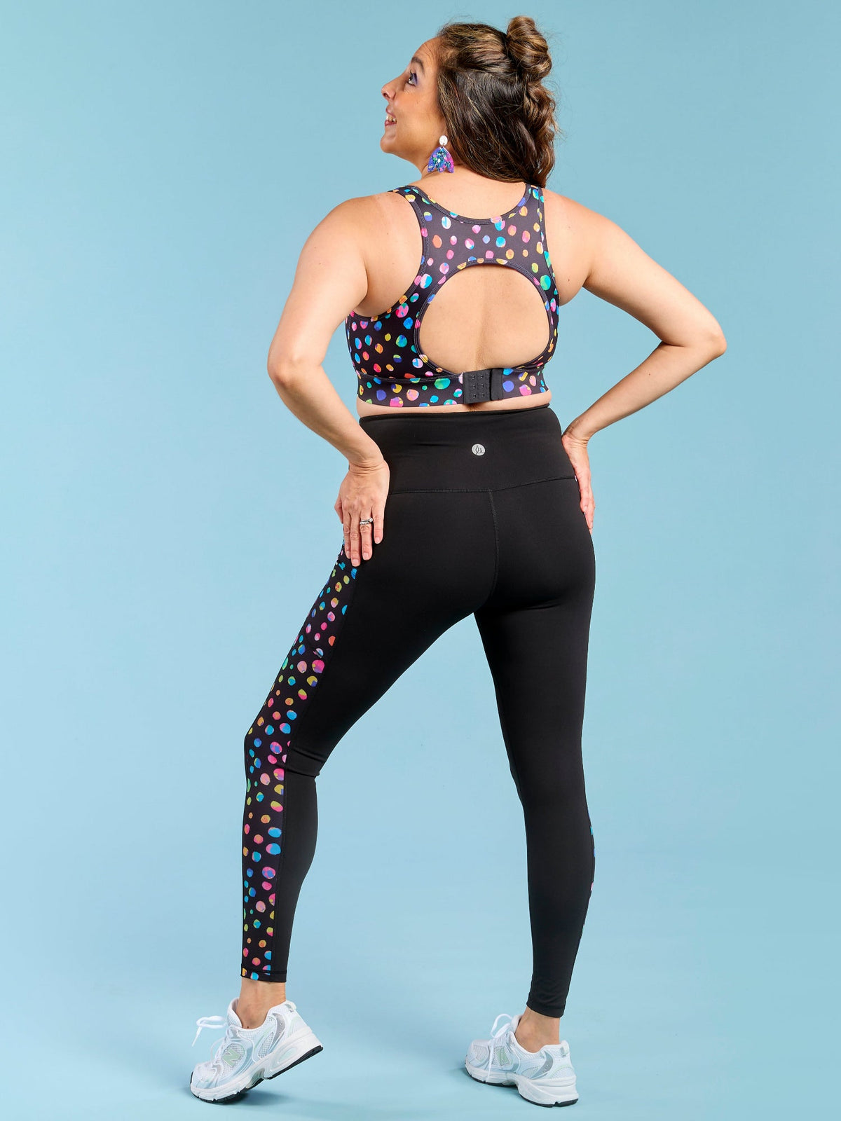 Night Polka - Embrace Power Legging - Full length - Squat Proof active wear